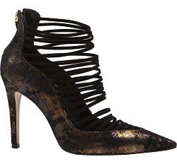 Stunning Heels with front Gold Strapping